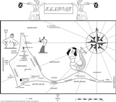 1955 map with ornaments - recreated