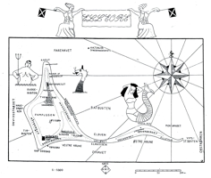 1955 map with ornaments