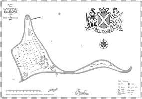 1988 EKD empty topographic map - redrawn